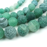 Натуральные зеленые агатовые бусины, украшение-шарик ручной работы, аксессуары, серьги