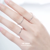 Оригинальное небольшое дизайнерское элитное кольцо, серебро 925 пробы, на указательный палец