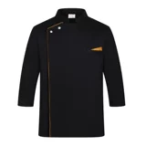 Высококачественная одежда шеф-повара для гостиницы для мужского хлопка с длинными рукавами.