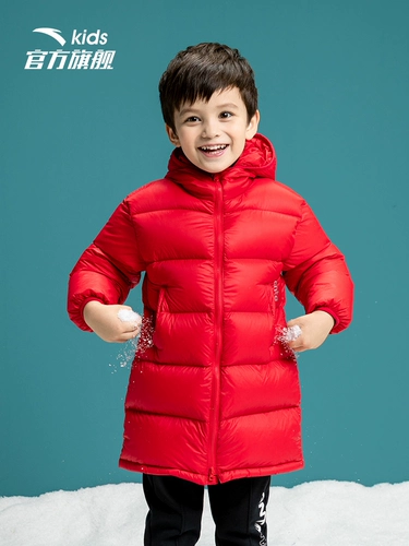 Детский длинный зимний пуховик, детская одежда, 2020 года, средней длины