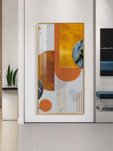 Современное простая утренняя крыльца декоративная живопись гостиная диван диван фоновая стена висеть по живописи световые роскошные хрустальные фарфоры