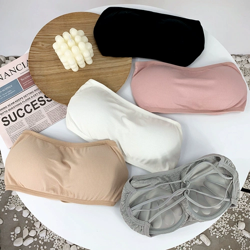 Нижнее белье с красивой спиной, антиэкспонированное нижнее белье для женщин, интернет-знаменитости, горячий стиль, без бретелек, обернутая грудная трубка, верхнее нижнее белье, бюстгальтер без бретелек, лето