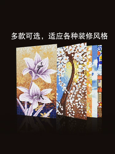 Стеклянная самоклеющаяся мозаика, головоломка на стену, делается под заказ