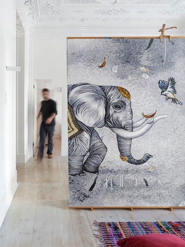 Мозаика, стеклянная зебра на стену, слон, тигр, лев, делается под заказ