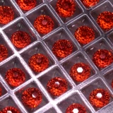 Круглая огранка фейерверк с розой, гранат Падма, свободное кольцо с камнем, кольцо, ожерелье, женское ожерелье без инкрустации, цвет