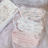 Оригинальная японская косметическая мультяшная милая маска для лица для создания маленького лица, градиент