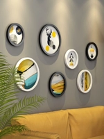 Современное и минималистичное круглое скандинавское украшение для гостиной, диван для коридора