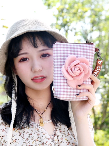 三色补丁 Свежая ретро сумка через плечо, небольшая сумка, кошелек