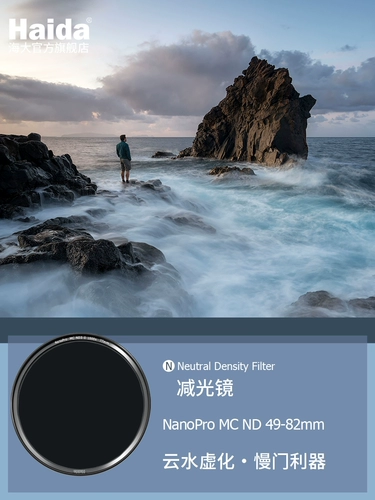 Haida Haida NanoPro Covert Nd Свет -уменьшенное зеркало в зеркальном фильтре серых плотности подходит для линзы микроструктуры, таких как Canon Nikon Sony Fuji