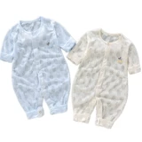 Детский осенний ультратонкий комбинезон для новорожденных, пижама, летняя одежда