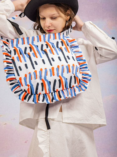 heyhokiii Небольшая дизайнерская оригинальная сумка через плечо, шоппер, коллекция 2021