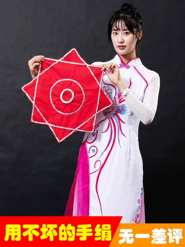 Тант по экзамену цветов платок, пара квадратных танцевальных платков, детского восьмиугольного шарфа, два человека для йоги -певца Silk Flowers