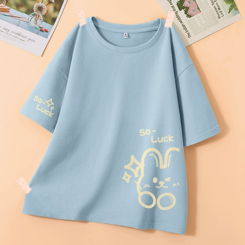 Красная летняя хлопковая футболка, короткий рукав