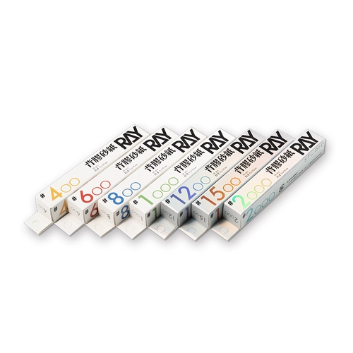 Ray's Model World Наждачная бумага на клейкой основе Самоклеящаяся в сухом и влажном состоянии Прочный до полировки Инструмент для полировки пластика