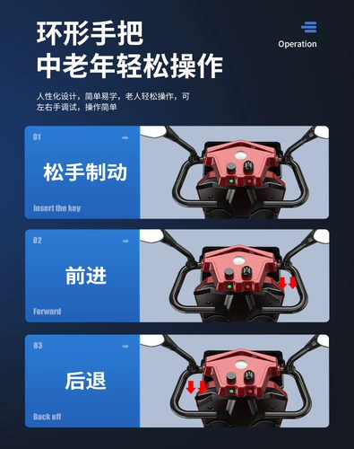 Электрические ходунки для пожилых людей на четырех колесах, складной мопед для домашнего использования