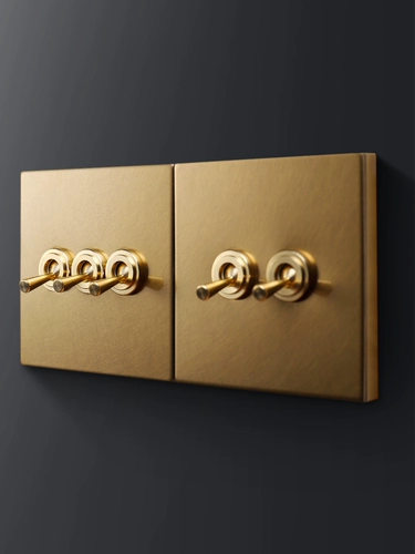 Горячая продажа тысячи ретро -коммутационных отелей B & B Loft Wind Vocal Popper Poornable Steel Champagne