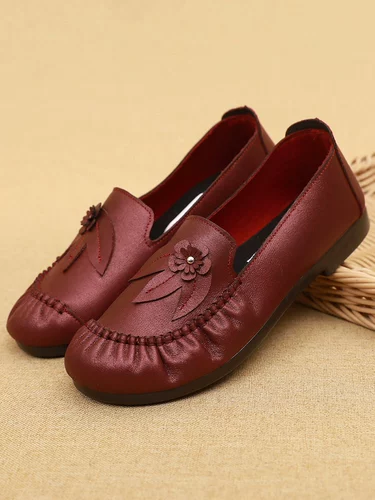 Слипоны, обувь, комфортные нескользящие туфли для матери, тренд сезона, мягкая подошва, для среднего возраста