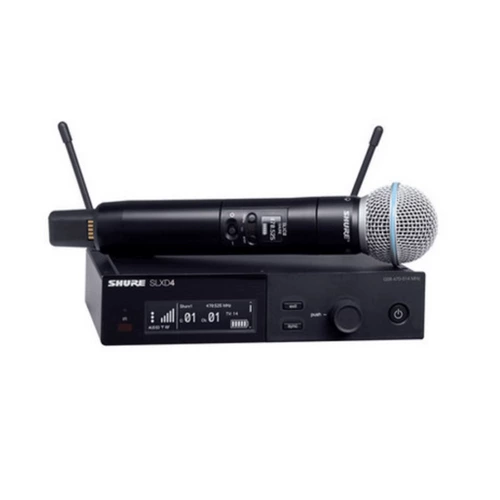SHURE SLXD24D/SM58/BETA58/B87 Беспроводной микрофон с одним из однотуплаченного четырех цифрового микрофона с двумя цифровыми микрофонами