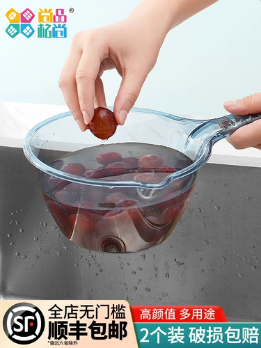 Ковш для домашнего использования, пластиковая большая креативная ложка, увеличенная толщина