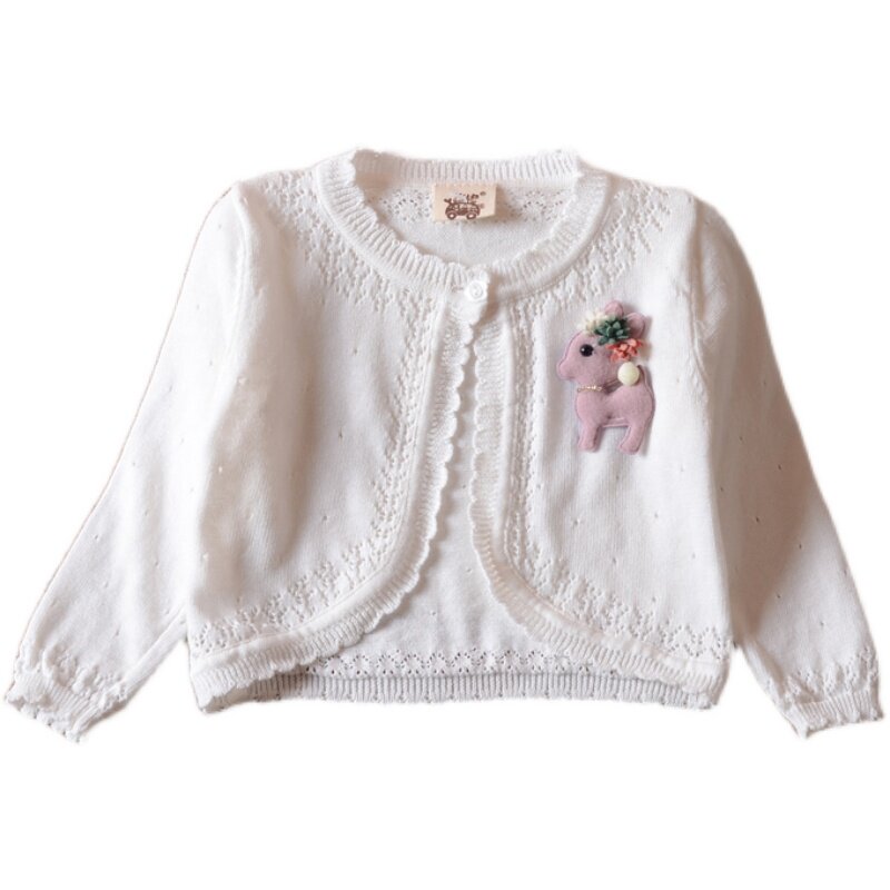 Лонгслив, накидка, хлопковый кардиган для девочек, 2 лет