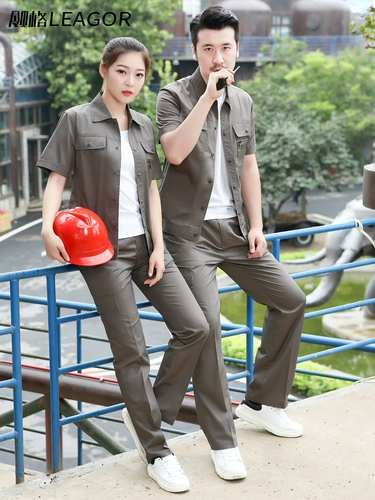 Летний комбинезон, тонкая летняя одежда, износостойкий лонгслив для работы, короткий рукав