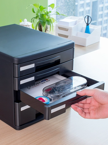 Deli Desktop файловый шкаф Классификация данных и отделочная коробка для хранения шкаф для хранения шкафа для хранения маленького шкафа офис на столешнике. Простая небольшая многослойная канцелярская коробка A4 Офис бумажной полки бесплатная доставка