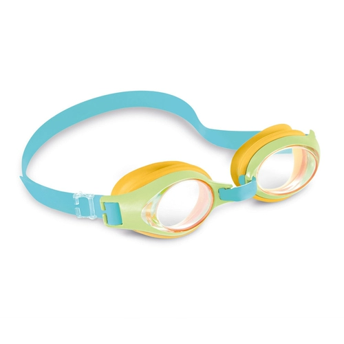 Intex, оригинальные детские водонепроницаемые регулируемые очки для плавания, дайвинг, цвет