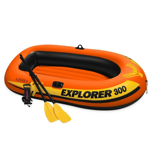 Оригинальная подлинная Intex Explorer Трехполиновая надувная лодка лодка резиновая картина