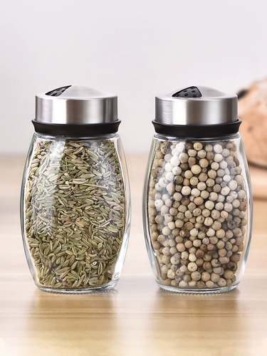 Вращающаяся пир коробка кухонная приправа банка банка вращающейся скандинавской соли MSG Sugar Cassing Box