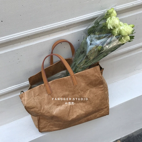 Южнокорейский вместительный и большой товар, сумка через плечо, кожаная сумка на одно плечо, в корейском стиле