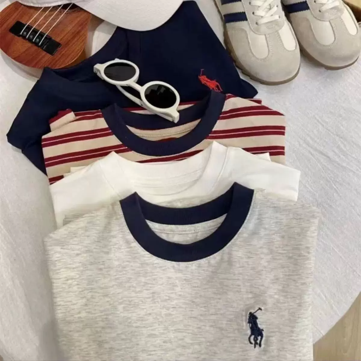 Children's summer short sleeve T-shirt for boys for leisure, style