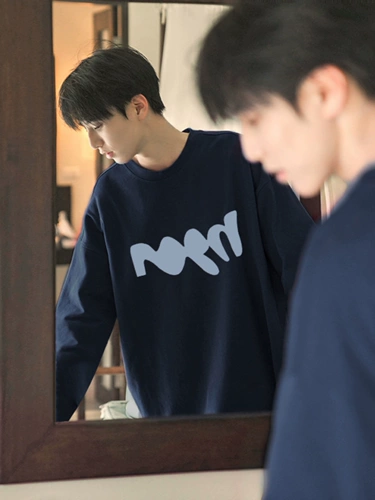 Футболка, осенний японский спортивный белый лонгслив для мальчиков, в американском стиле