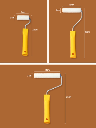 Краска краски шести лет старого магазина 11 цветовая стена кисти кисти 4 -вдрушнная кисть 2 -кишка латексная краска краска роликовая кисть маленькая барабанная мини -роличная кисть кисти палец рулон