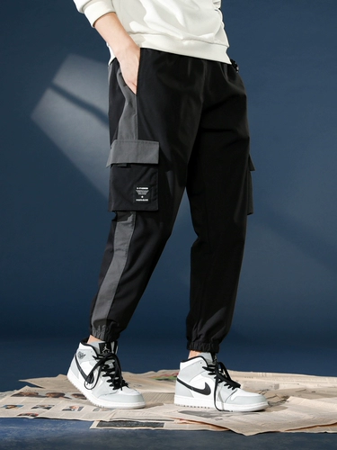 Мужские осенние штаны, дорожное спортивное модное шерстяное термобелье, большой размер