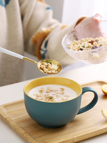 Йогуртная вода для водяной чашки для завтрака чашка домашняя керамическая чашка Maccios миска кара миска суп суп суп суп суп японский живот чашка для живота