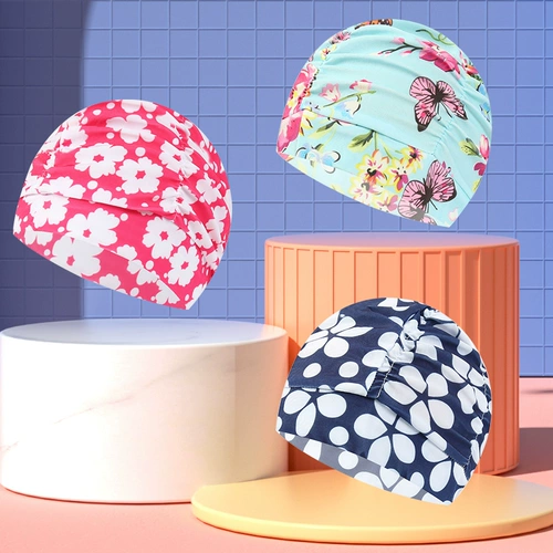 Большая модная плавательная шапочка для плавания подходит для мужчин и женщин