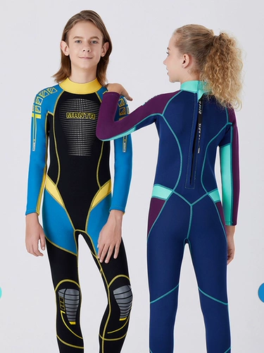 Детский удерживающий тепло купальник, 2019, 2.5mm, увеличенная толщина, подходит для подростков