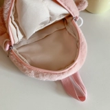 Милый кролик, сумка через плечо для путешествий, плюшевый детский школьный рюкзак