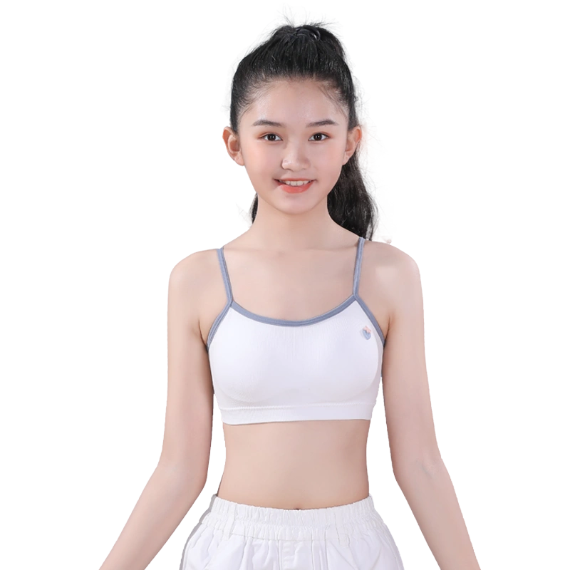 女童 內衣 女童內衣發育期小學生一二階段a類純棉11歲7-16少女孩兒童小背心-Taobao