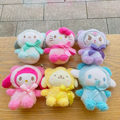 Sanrio, мультяшная кукла, милая плюшевая подвеска, игрушка, брелок