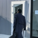 Демисезонное шерстяное пальто, утепленная куртка, трендовый плащ