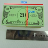 Бумажные деньги для детского сада для обучения математике, монополия, увеличенная толщина, 5 см, обучение