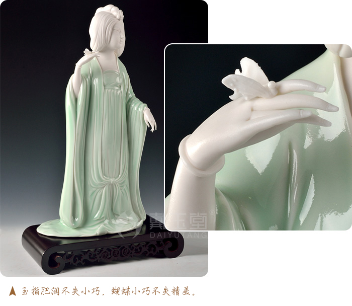 Modern production is pulled from the shelves 】 【 porcelain carving art collection yun tang, recent