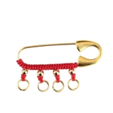 Плетеный аксессуар ручной работы, мультяшная креативная подвеска для влюбленных, детская булавка, браслет из красной нити