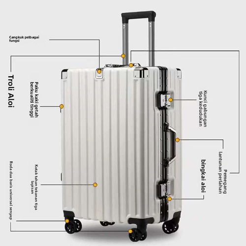 Высококачественный вместительный и большой универсальный чемодан