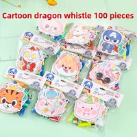 Креативные детские призы, милый свисток с драконом, телескопический свисток, веселая труба для дня рождения, вечеринки для ребенка