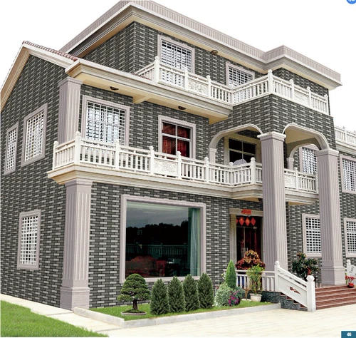 Настенные плитки Foshan, внешняя стена, трехцветные кирпичи, лицевые плитки, бумажные плитки и кирпичные кирпичи.