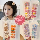 Детская безвредная заколка для волос, милый детский аксессуар для волос