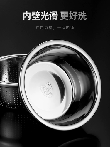 Пищевая кладка 304 бассейн из нержавеющей стали и семейство бассейнов сгущенное кухонное суп суп миска для мыть