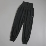 Летние быстросохнущие штаны, утягивающий пояс на талию, одежда для йоги для тренировок, свободный крой, по фигуре, для бега